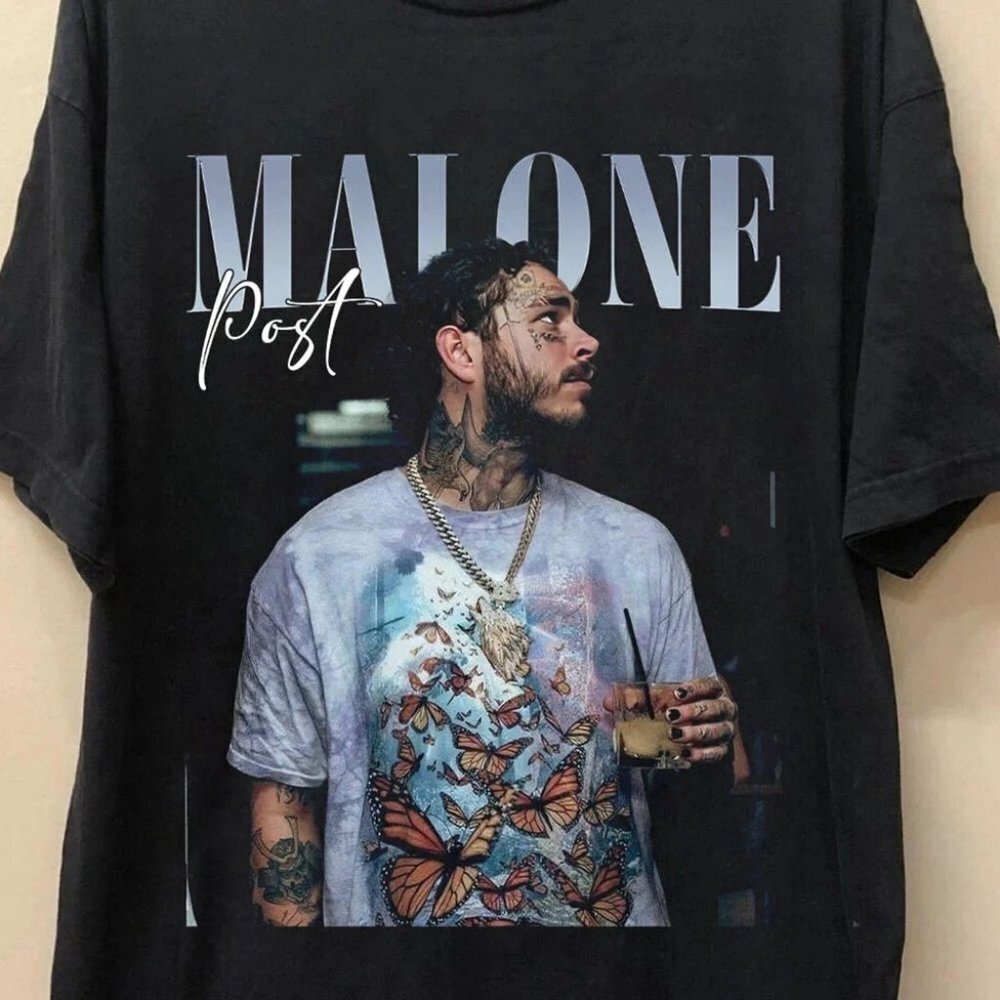 Post Malone Unisex Shirt For Rap Fan Unisex Design Tee Summer Tshirt Design